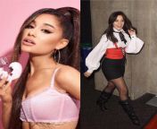 Would you rather petite fuckslut singer Ariana Grande or petite fuckslut singer Camilla Cabello from singer chinmayi xxxtamilsexvideos com