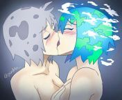 Earth-chan and Moon-chan ♡♡ Are they okay with gravity... from chan sex video xxxfat aunty pussy photoude namitha pramod xxx aunty backside moti gand english xxx videos