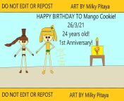 HAPPY BIRTHDAY TO Mango Cookie! Walnut Cookie (Cookie Run) fanart by Milky Pitaya from asian sex diary cookie น้องคุ๊กกี้สาวไทยหุ่นดีขาวเนียนเจอเย็ดหีในโงแ