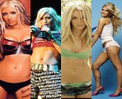 Young Christina Aguilera & Gwen Stefani VS young Britney Spears & Jessica Simpson from pornostar britney young
